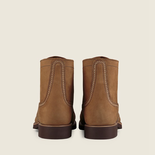 Red Wing Heritage Boots Khaki - Womens Iron Ranger - Short Chinook Leather - 0798-GTKBQ